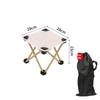 Portable Folding Camping Stool Sturdy Steel Frame Durable Oxford Seat For Leisure Beach Hiking Fishing Picnic