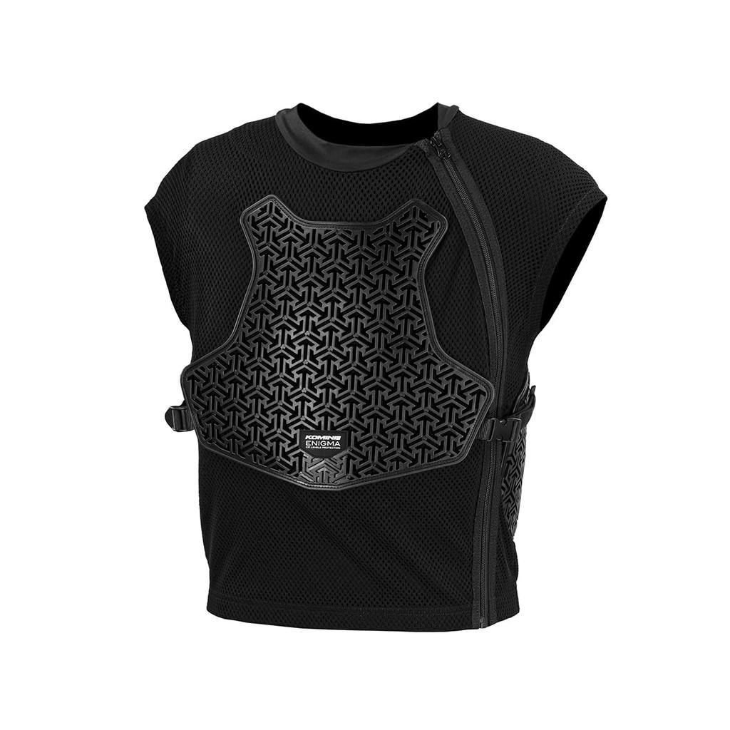 Komine Motorcycle Chest Protector Air Through Armor Vest Enigma CE2 Standard Black S SK-849