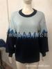 Women's Spring Knitwear: Vintage Diamond Pattern Colour Blocked Sweater Luxurious Relaxed-fit Slimming and Versatile Top