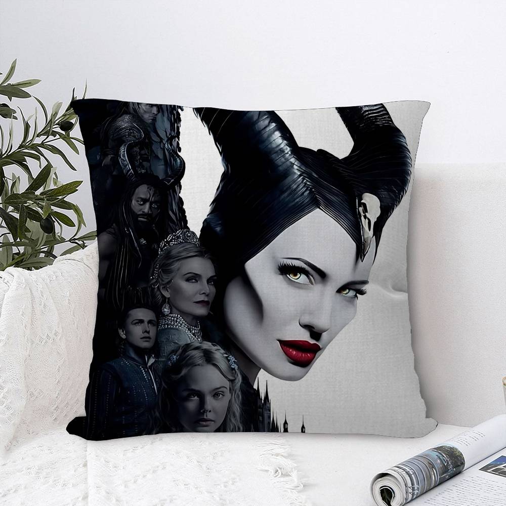 Lustige Film M-Maleficent Büro Kissen Kissenbezug Auto Kissenbezug 45X45CM Lendenkissenbezug Sofa Kissenbezug