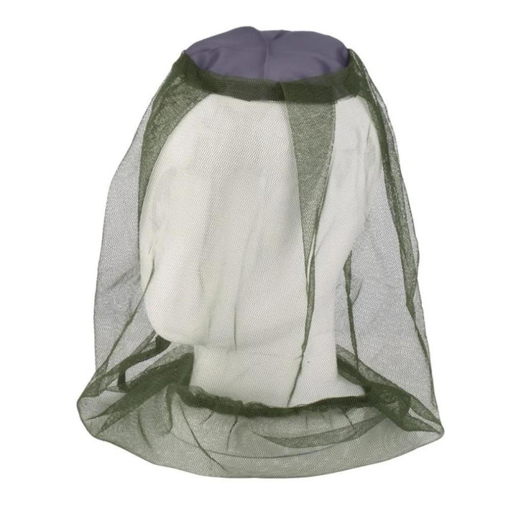 Anti-mosquito Head Cover Multifunctional Anti-insect Head Hood Foldable Outdoor Head Hat Breathable Wide Brim for Hiking Camping