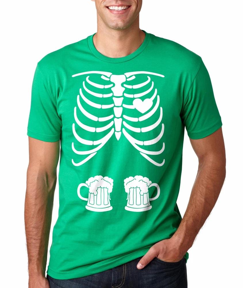 Funny Beer Skeleton St Patricks Day Party Tshirt Beer Inside St Pattys Tee S