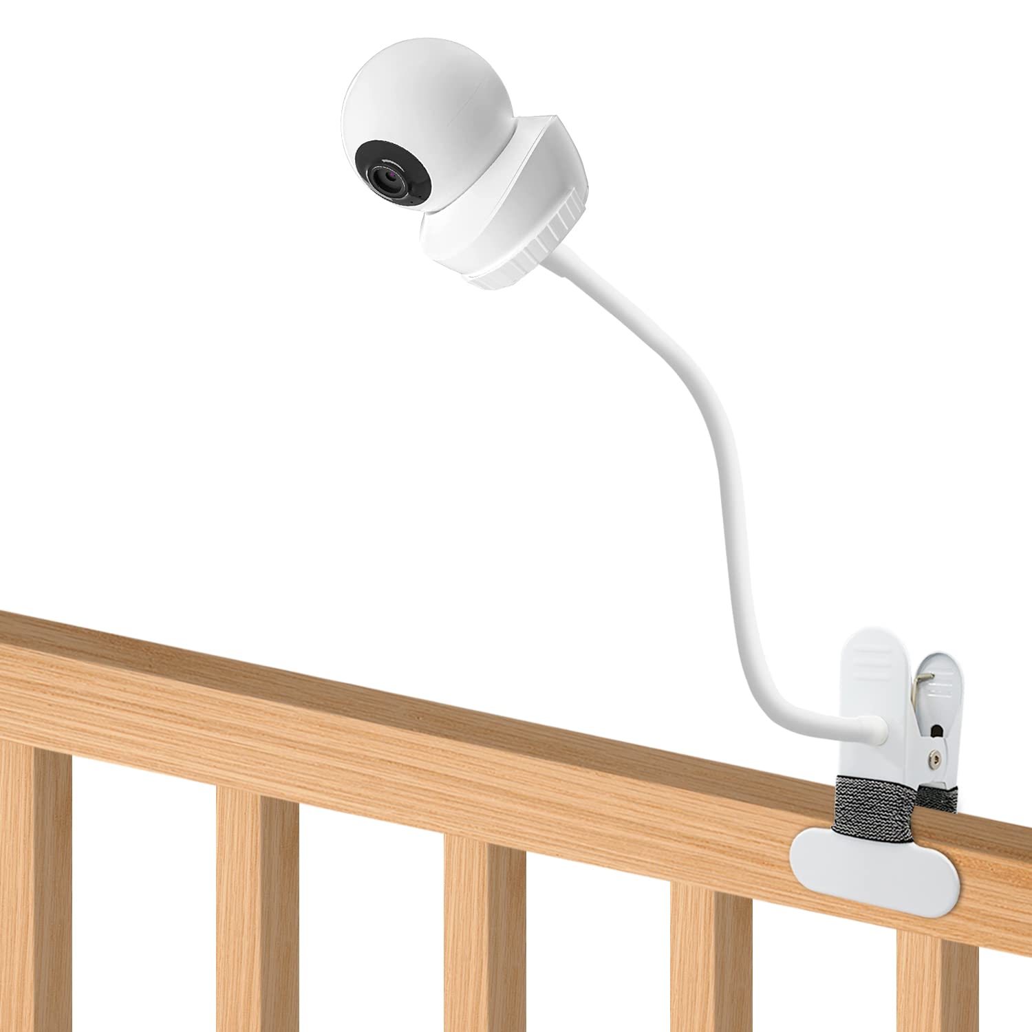 

AOZTSUN Baby Monitor Mount, Compatible with Babysense HD S2/V43 Monitor and Other Baby Monitors, 1/4 Screw Hole, 15.7-inch Flexible Clip Clamp Mount,