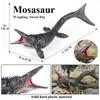 Oenux New Sealife Animals Model Prehistoric Mosasaurus Liopleurodon Kronosaurus Action Figures Solid PVC Collection Toy Kid Gift