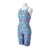 Exersuit Halbanzug Größe für Wettkampf- und Trainingsschwimmen Damen N2MGD285, 27, Blau, XL,