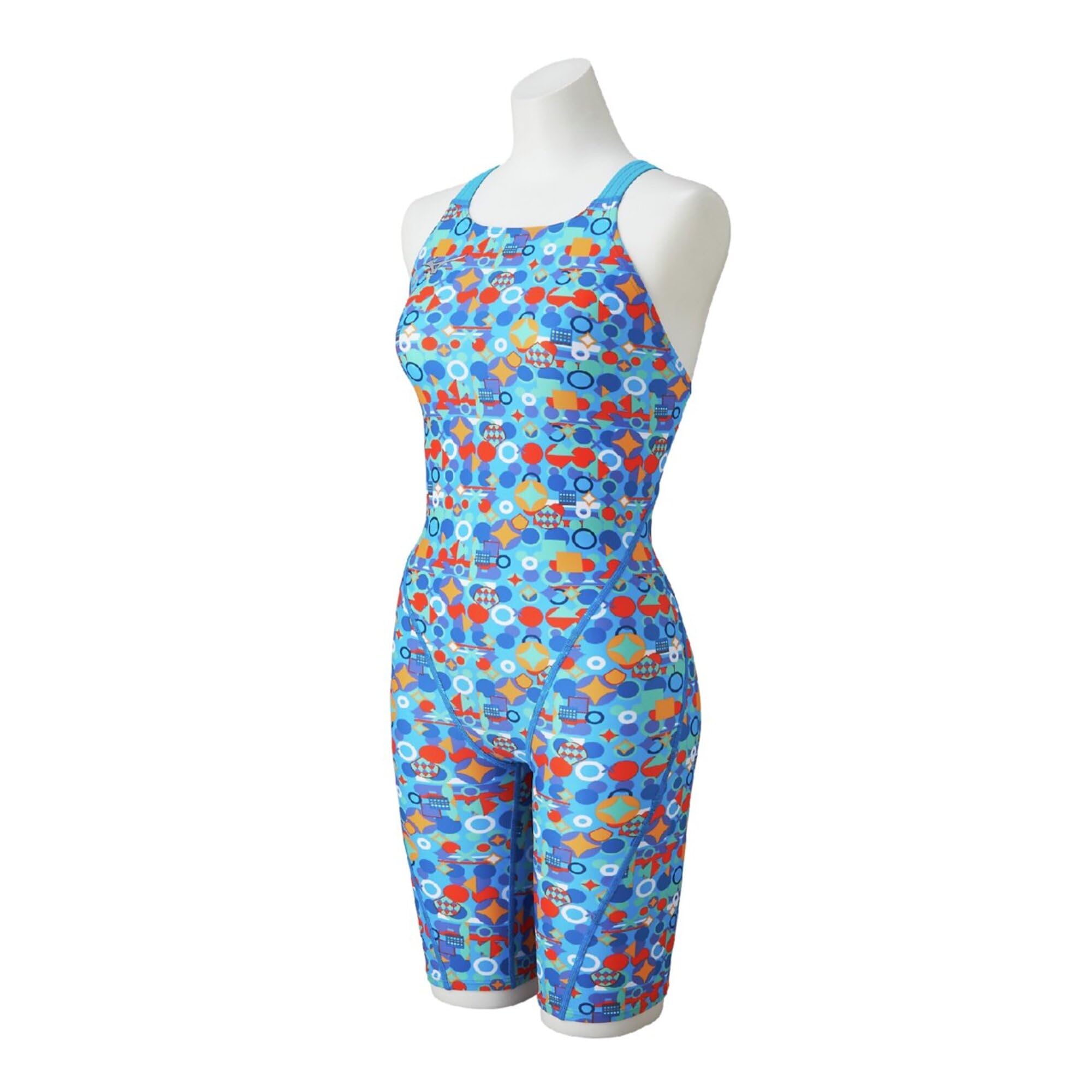 

MIZUNO Экзерсьют Полукостюм Размер для соревнований и тренировок по плаванию Женский N2MGD285, 27, Синий, XL,