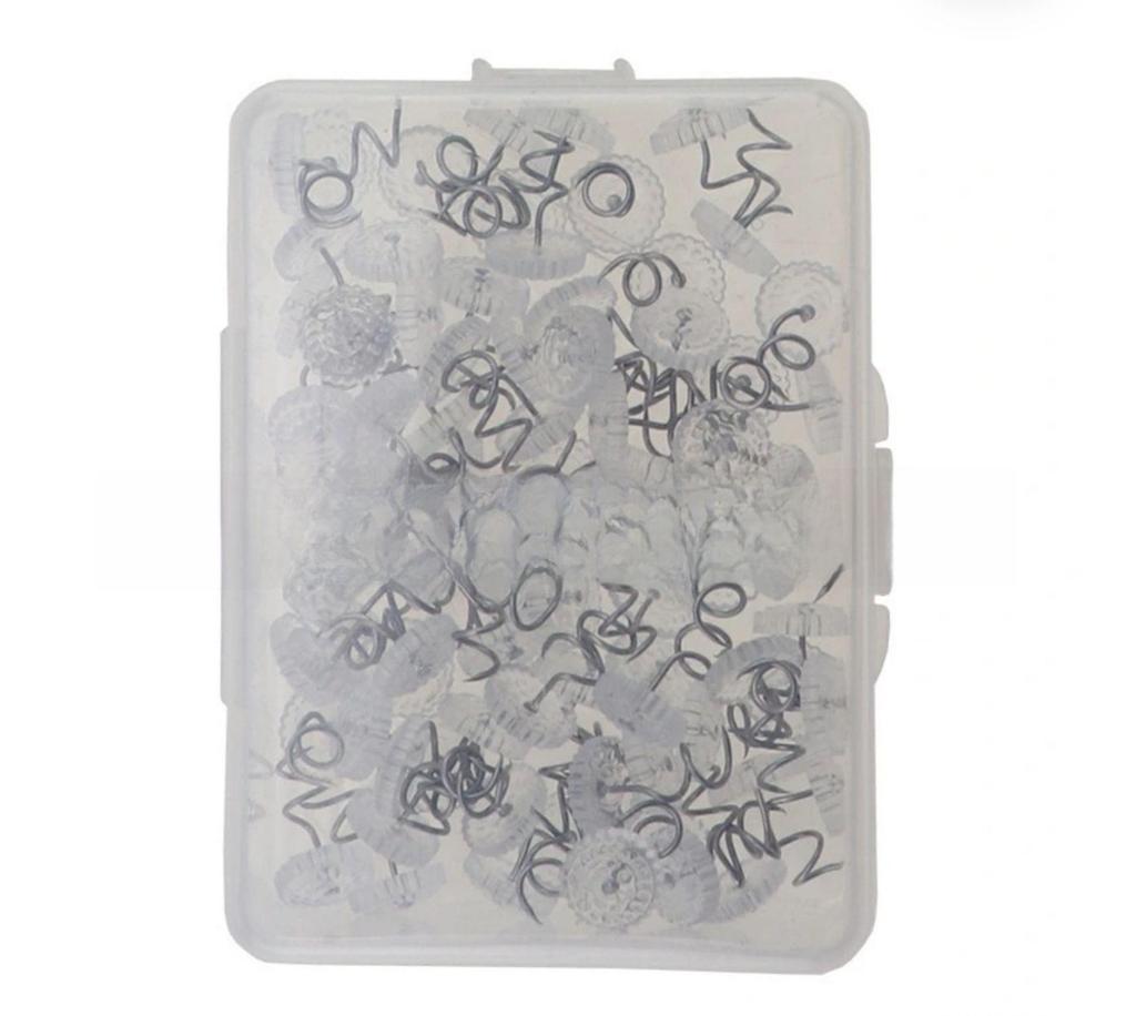 Sewing Patchwork Tools: Plum Blossom Flower Pattern Positioning Pins, 50pcs or 100pcs per Box