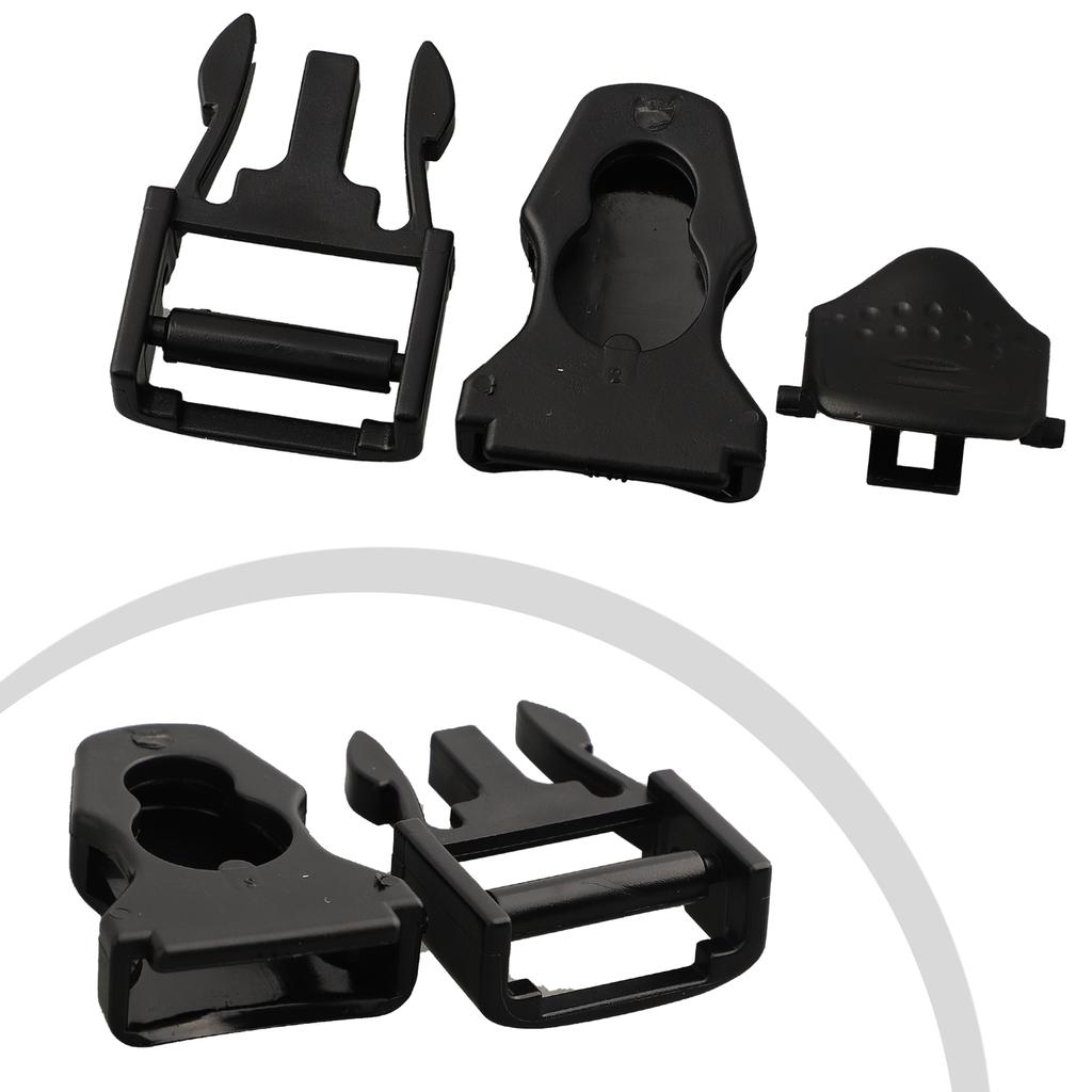 2x Diving Fin Strap Buckles Black Buckle Dive Flippers