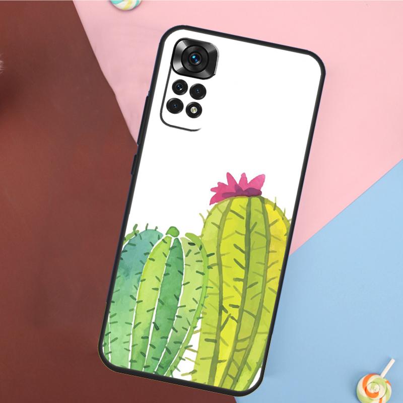 CACTUS BANANA RETRO VINTAGE SUMMER Cover For Xiaomi Redmi Note 14 13 12 9 10 11 Pro 9S 10S 11S 12S Redmi 14C 10C 12C 13C Case