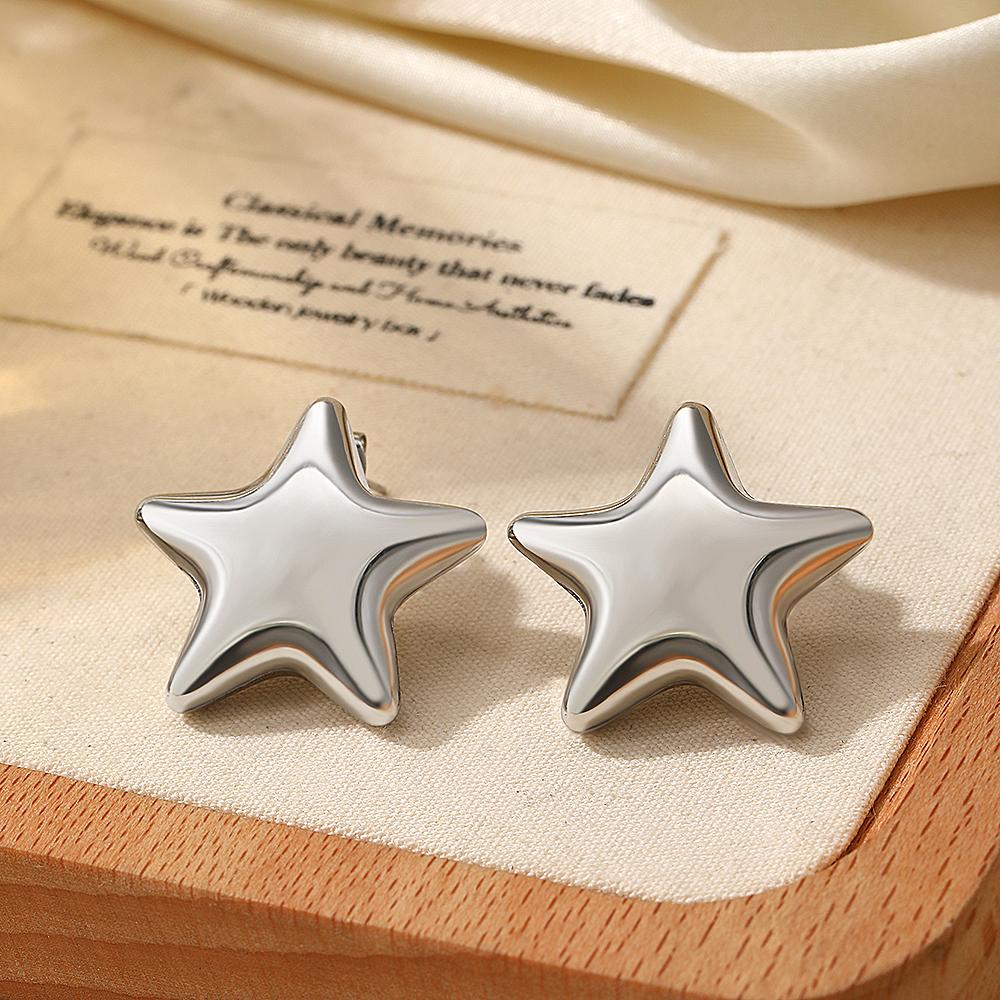 Earrings Fresh Exquisite Star Stud Super Fairy Sparkling Earrings For Women Jewelry Ornate Texture Best Friend