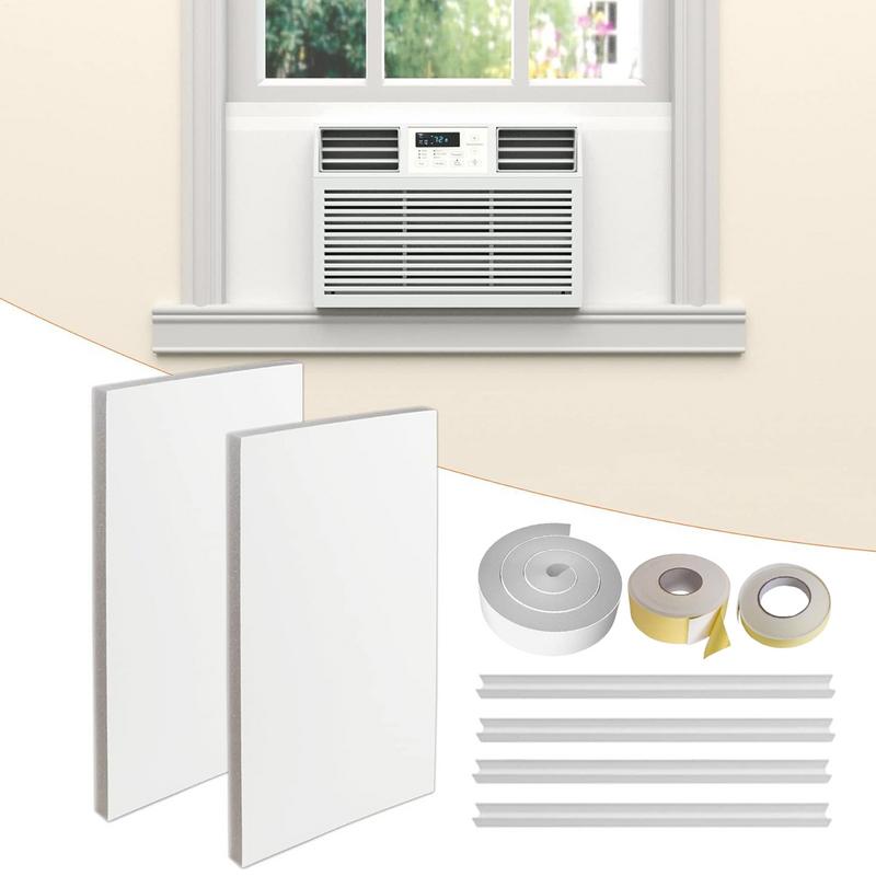 Insulation EVA Board 2 Pieces Window AC Unit Insulation EVA Board Hot Weather And Winter Insulating Accessories For Restaurant