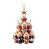 Christmas Tree Ornament Stacking Chicken/Coffee/Tennis Ball Christmas Ornament 2D Acrylic Hanging Decoration for Holiday Home Decor