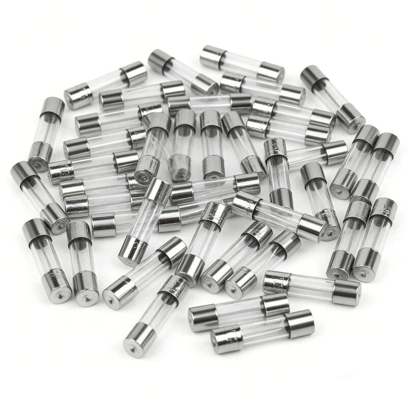 Car Fast-Blow Glass Tube Fuses 0.1A~35A Quick Blow Car Glass Tube Fuses Assorted Kit for Car Light Inflator