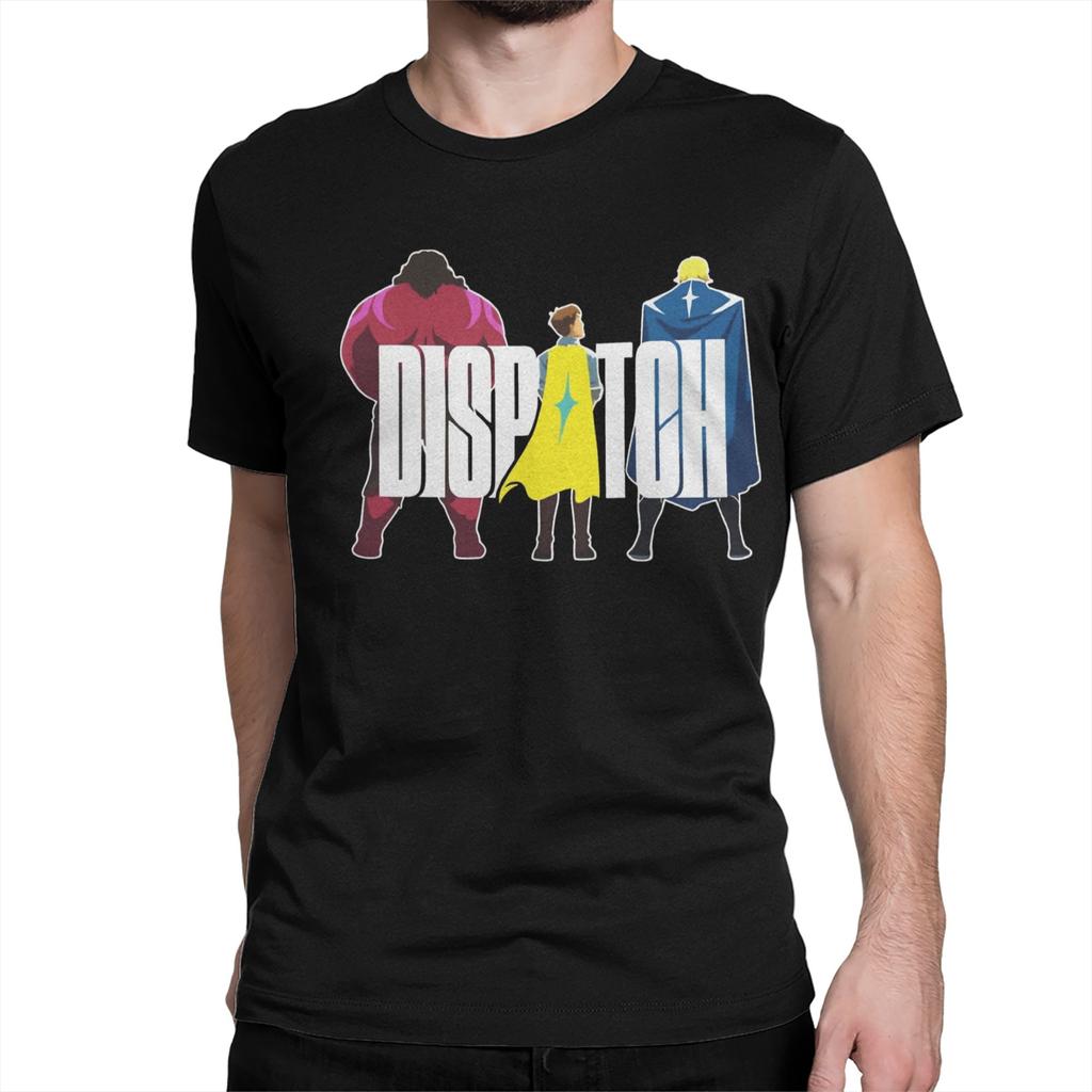 Dispatch Game  Men's T Shirt  Humorous Tee Shirt Short Sleeve Crew Neck T-Shirt Cotton Summer Clothing