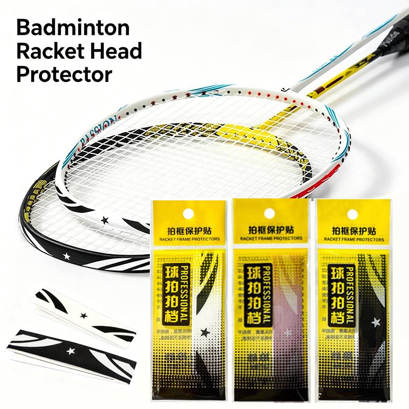 TPU Badminton Schlägerkopfband Tennis Schutzband Schutz Tennis Rahmen Verschleißfest Zubehör Sport Kratzer Außen T6E8
