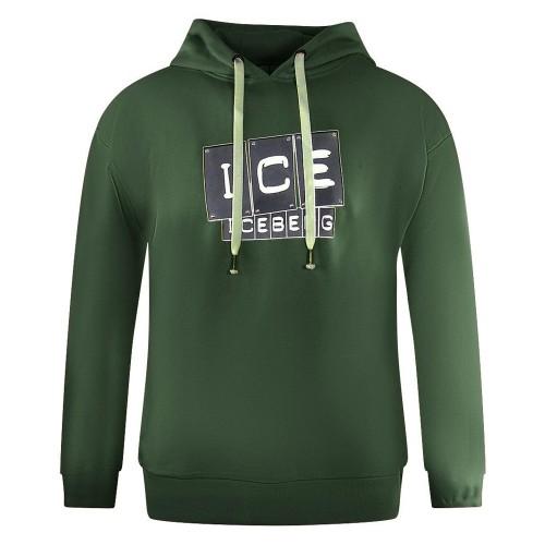 Ice Iceberg Men's Block Logo Hoodie