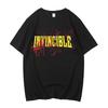 Unbesiegbar Comic Logo Grafik T-Shirts Unisex und Damen Sommer Baumwolle Y2K Kleidung Lässige Mode Rundhals Kurzarm T-Shirt