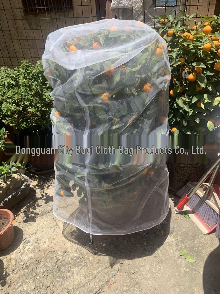 Drawstring Insect Protection Net Bag for Trees, Flowers & Fruit - Bird & Insect Barrier Cover