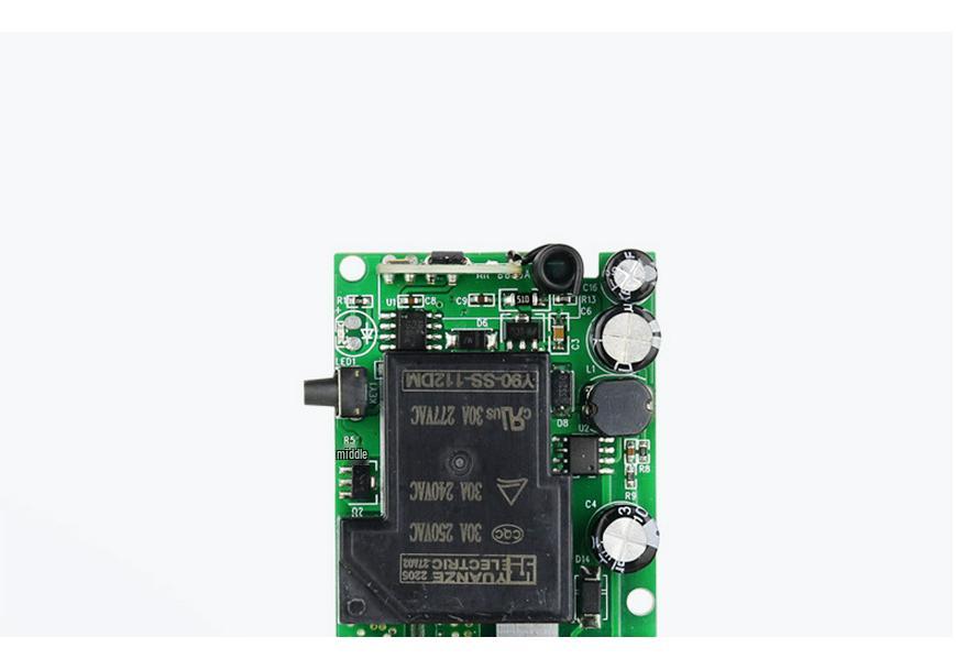 12V/24V Single Channel High-Power Remote Control Switch for 30A Relay Car Light.