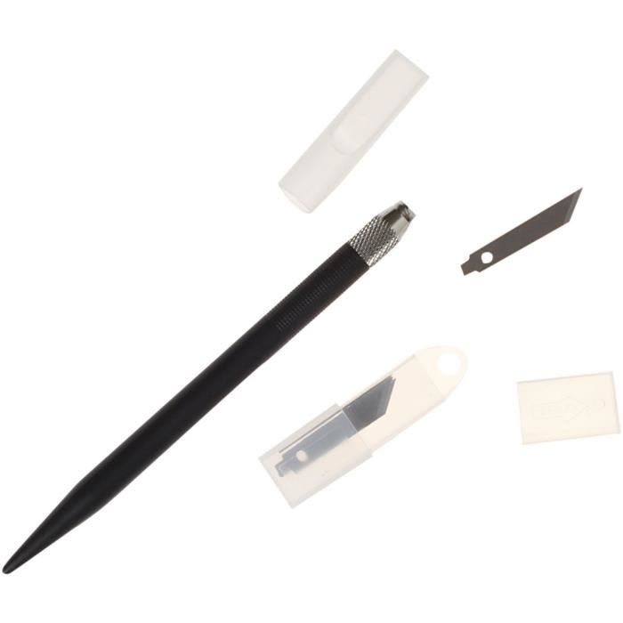 Pencil-shaped Craft Knife with Plastic Grip. Ref 11602