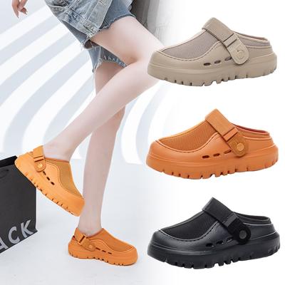 GG * Plateau-Höhenschuhe Damen 2025 Sommer neu Outerwear Strandschuhe Damenschuhe atmungsaktiv und leicht Klettverschluss