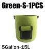 3Styles Felt Plant Grow Bags Nonwoven Fabric Garden Potato Pot Greenhouse Vegetable Growing Bags Moisturizing Vertical Tools