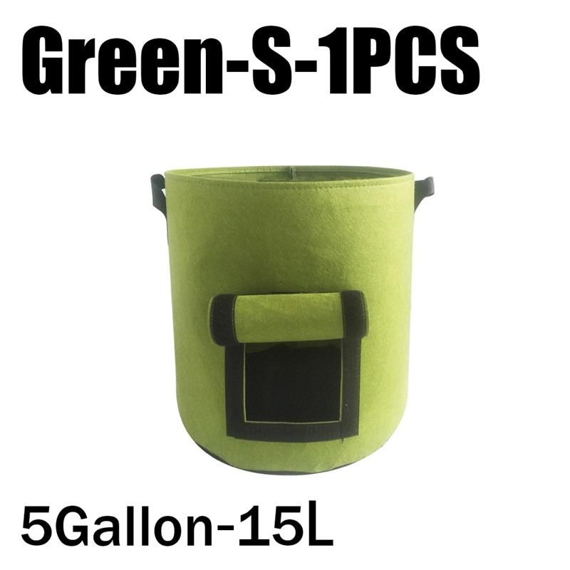 3Styles Felt Plant Grow Bags Nonwoven Fabric Garden Potato Pot Greenhouse Vegetable Growing Bags Moisturizing Vertical Tools