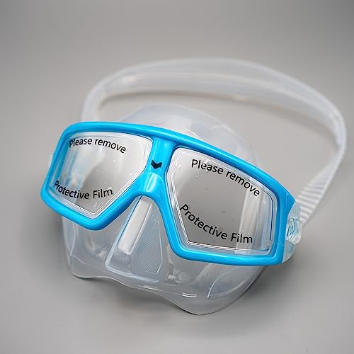 UMMY Reef Freediving Mask for Freediving, Skin Diving, Snorkeling, and Skin Diving (White)