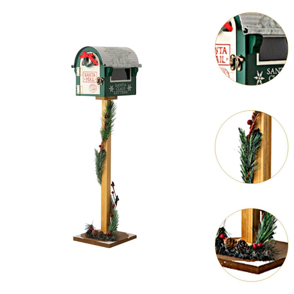 Christmas Decoration Mailbox Decorative Letter Box for Cafe Front Door