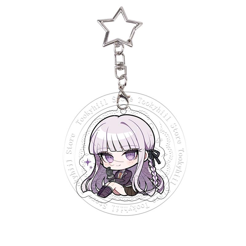 Danganronpa Acryl Schlüsselanhänger Toko Tsumiki Monokuma Exquisiter Schüler Anime Cartoon Taschenanhänger Chibi Dekor Zubehör Anhänger