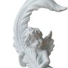 Wing Cherub Figurines Collection Memorial Figure Artwork Adorable Angel Statue for Wedding Bookshelf Bedroom Tabletop Decoration