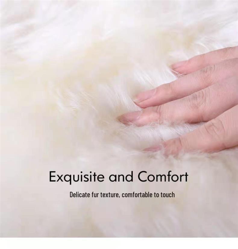 Australian Sheepskin Sofa & Bedside Mat - Wool Seat Cushion and Bay Window Rug.