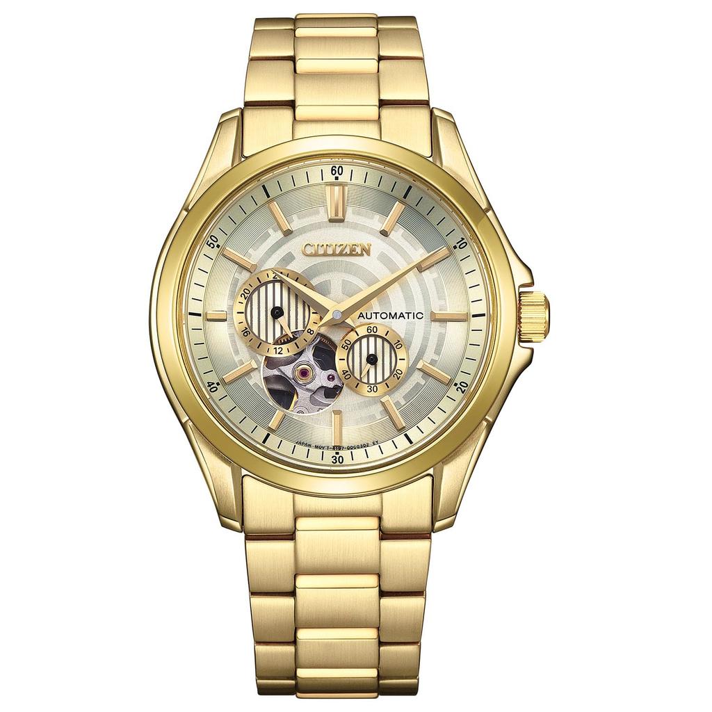 CITIZEN STAR WARS Limited Edition C-3PO Motif NP1013-53P Mechanical Waterproof Open Heart Limited Box CITIZEN COLLECTION Sapphire Glass Men's Analog