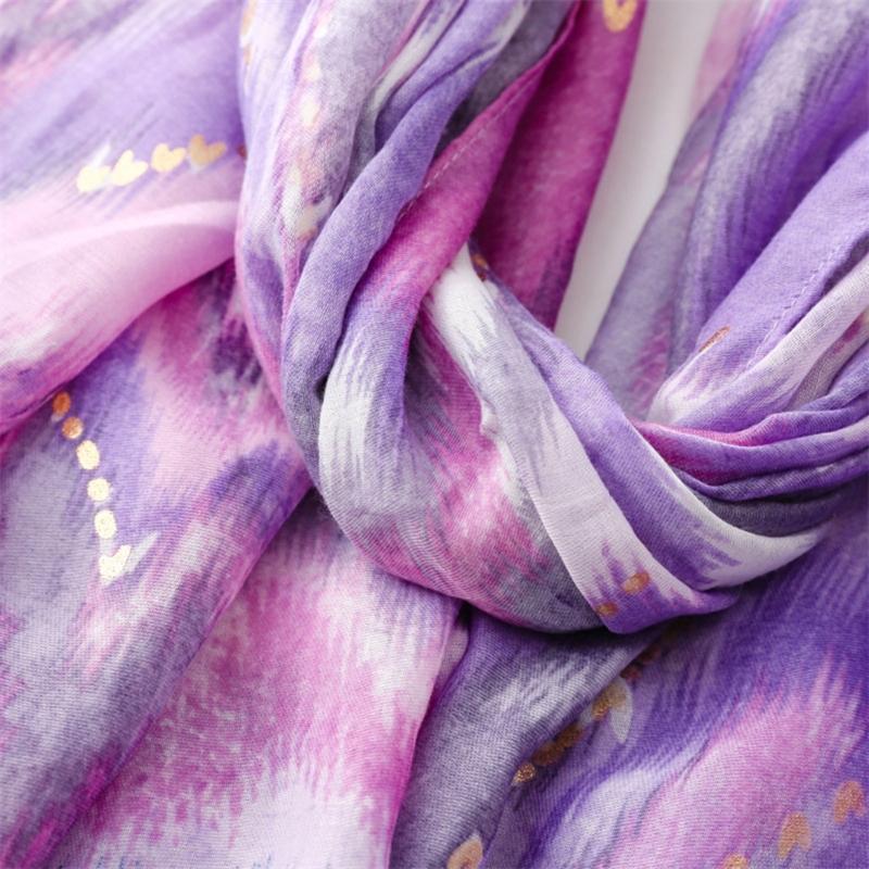 Large Scarf Silk Feeling Color Blending for Women Multifunctional Head Scarf Unisex Hijab Neck Scarves Daily Wear