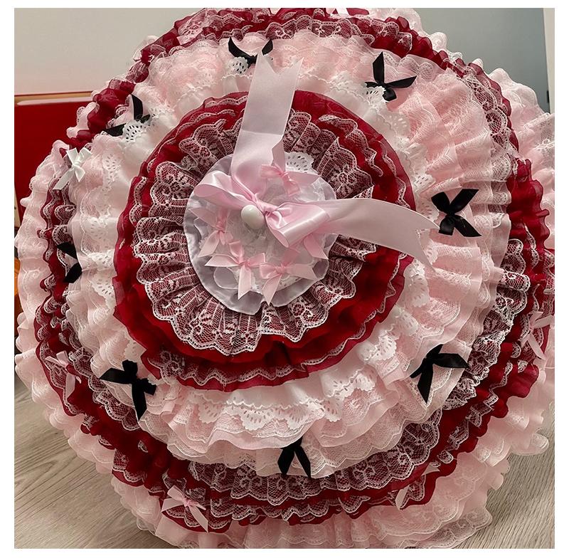 13cm Wide White Black Three Layers Lace Trim Ribbon Pleated Mesh Chiffon Fabric For Sewing Dress Decor Collar Hair Accessories