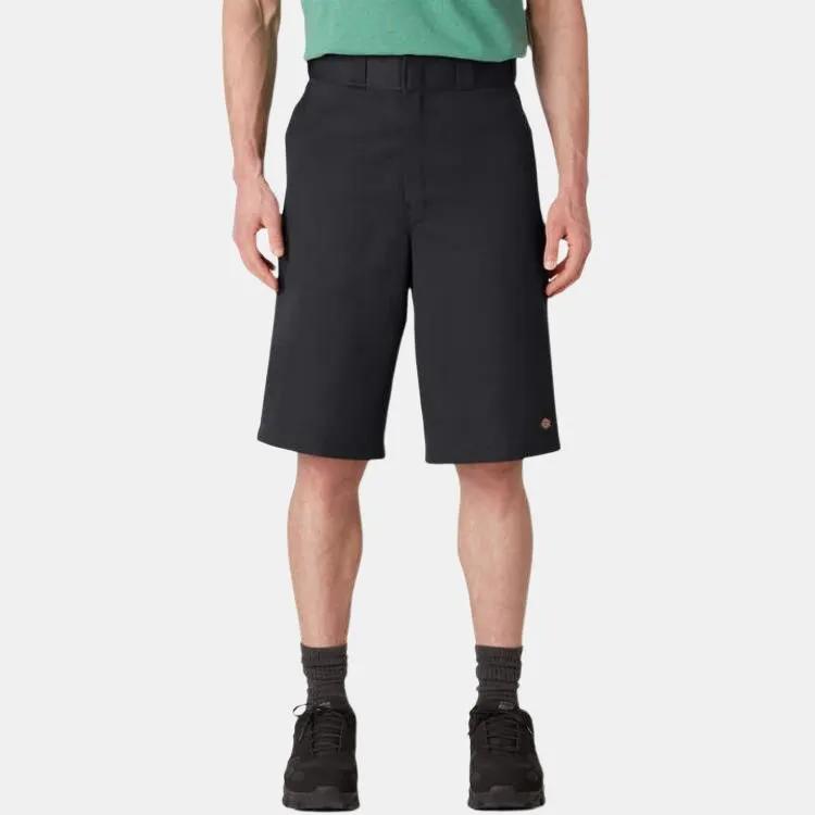 Dickies Loose Fit Flat Front Work Shorts 13 Cargo Shorts Men's Black (Unisex) Cargo Shorts 42283 NV