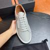 Real Leather Shoes Lazy Casual Lace Up Low Heeled Board Shoes Foreign Trade Shoes Guangzhou Dexun Style Johnny'S Men'S