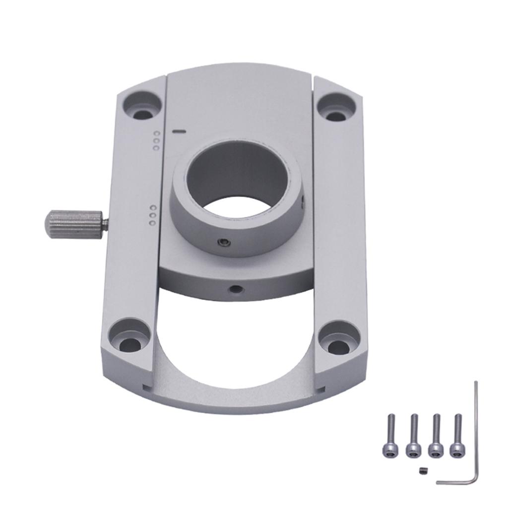Portable Audio Accessory Aluminum Alloy Conversion Arm Metal HiFi-SME Plate 20mm Hole for Old Record Gramophone
