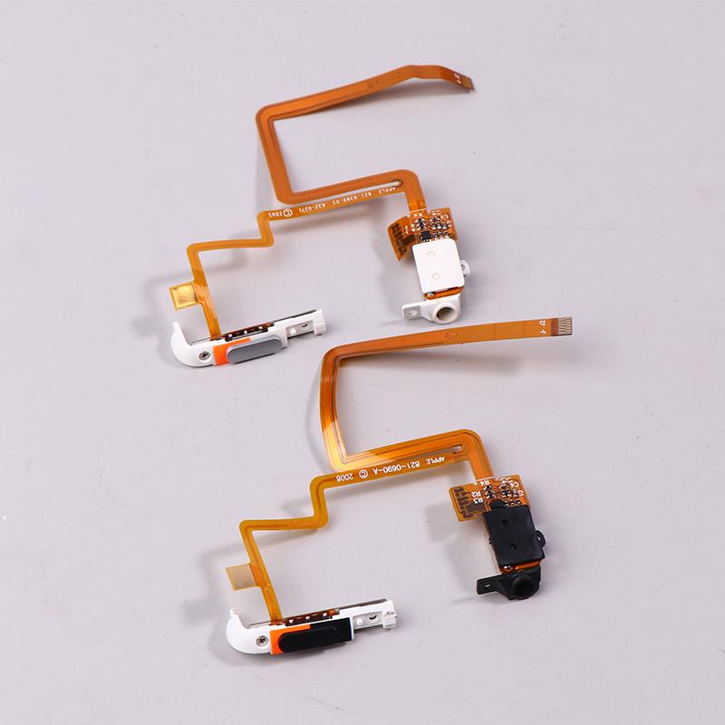 1Pc Switch Button Headphone Audio Jack Hold Switch Flex Ribbon Cable For IPod Classic 30GB 80GB 120GB 3rd 160GB Accessories