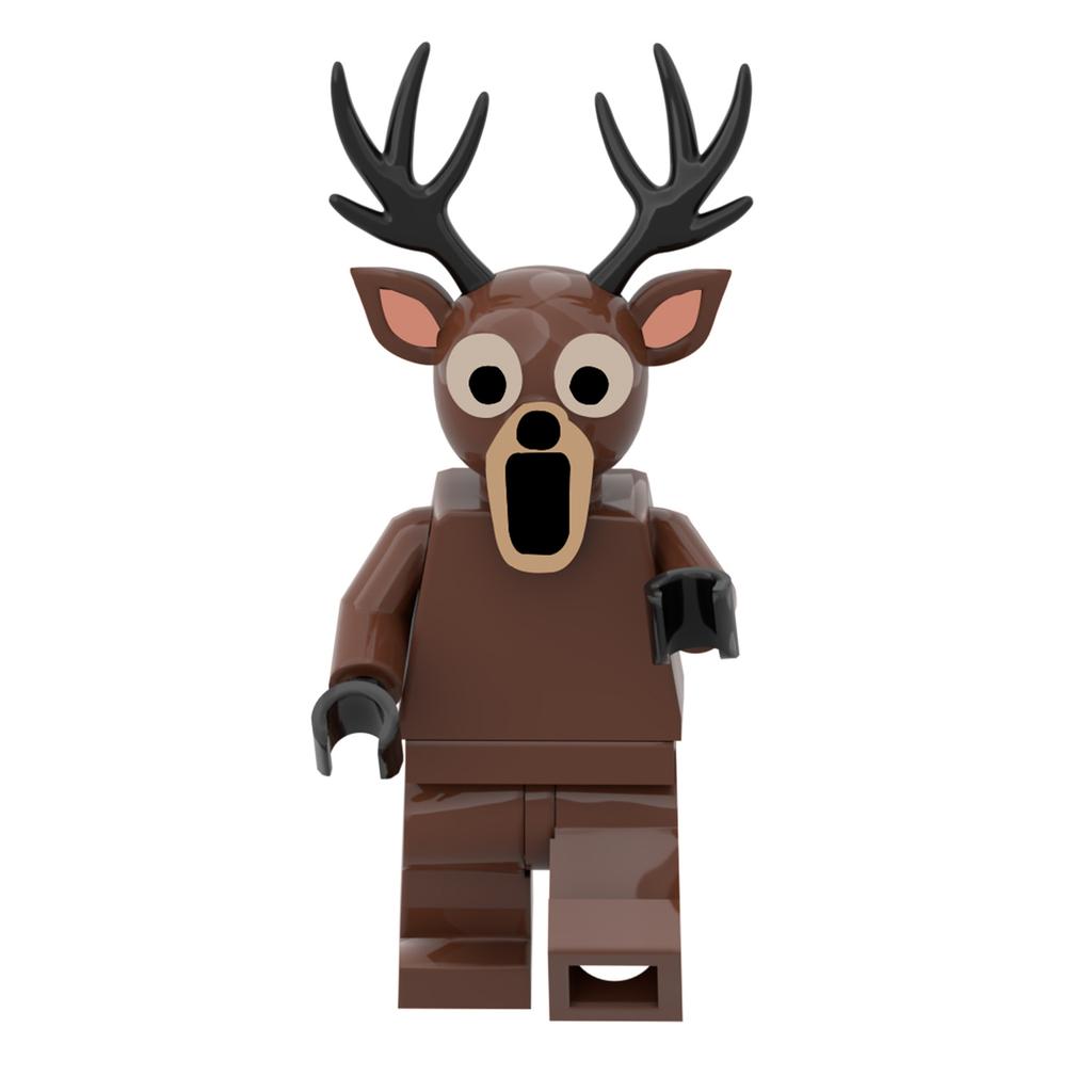 Neuankömmlinge Heißer Verkauf Waldüberleben 99 Nächte Spiel Hirsch Bausteine Spielzeug Montage Nächte im Wald Eule