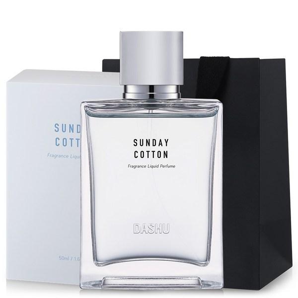 

Парфюмерный набор Dash Sunday Cotton Perfume Прозрачные хлопковые благовония 50 мл + сумка для покупок, 1 комплект, популярный набор корейской косметики