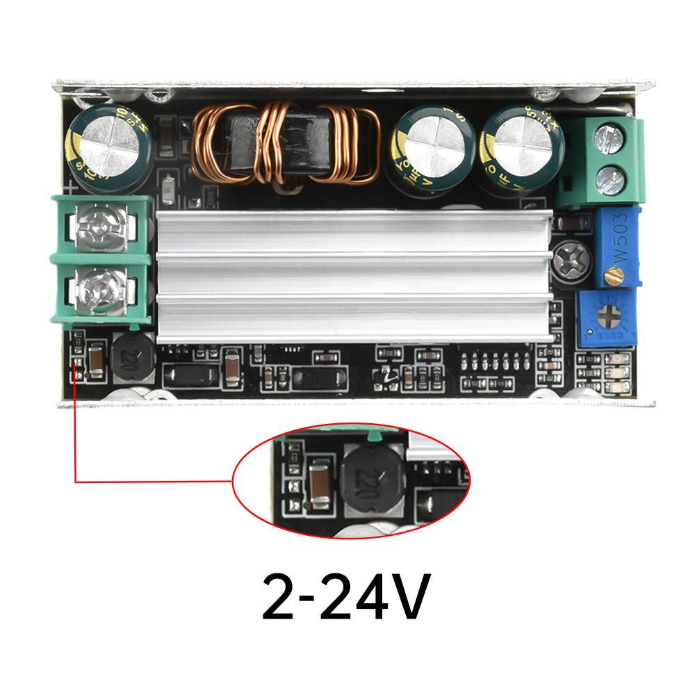 Li-ion Battery Step Up Boost Module DC 2-24V/5-30V to DC 3-30V/6-50V 5A 150W CC CV Power Supply Voltage Regulator