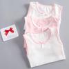 2023 Girls' Floral Cotton Vest and Underwear Set