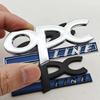 OPC Line Emblem Front Grille Badge Tail Stickers Logo For Opel Astra G H J K F Corsa D Zafira B Insignia Mokka Regal Accessories