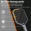 T700 16MM Enhanced Sweet Spot & Control & Power Anti-slip Grip Carbon Fiber Frosted Surface Pickleball Paddle
