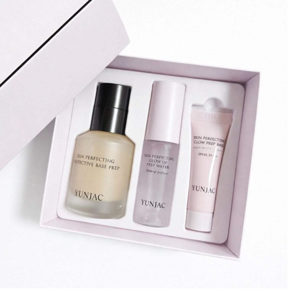Yeonjak Skin Perfecting Protective Base Prep Set, 1 pcs, 3-Piece Prep Set (Pink Box)