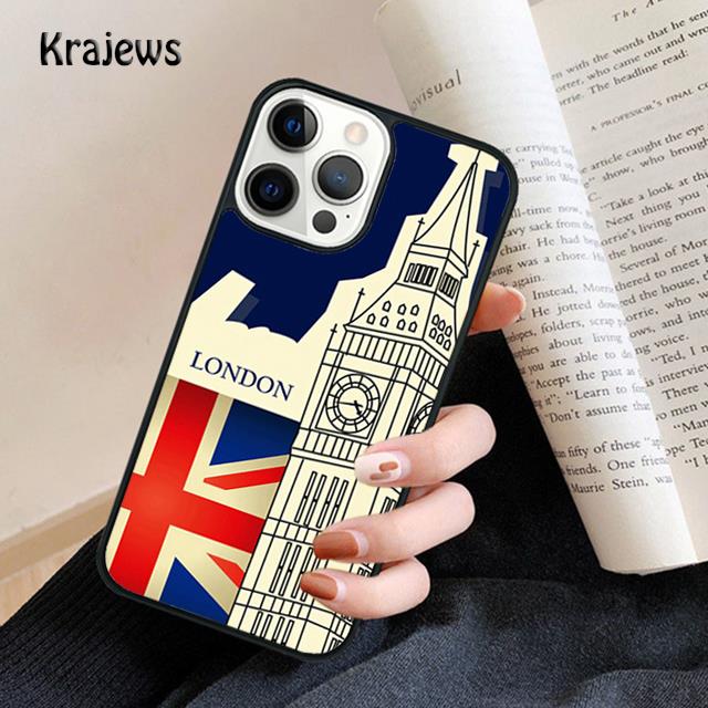 Big Ben Tower London Soft Phone Case For iPhone 17 Air 16 15 14 Ma Plus 11 12 13 Pro Ma Phone Cover coque Fundas