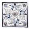Silk Scarf Square Scarf High-end Strap 100% Mulberry F Student Fashion Sunscreen Shawl Dual-purpose