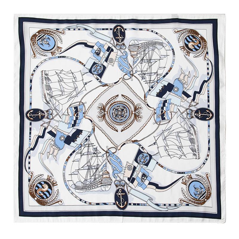 Silk scarf square scarf high-end strap 100% mulberry f student fashion sunscreen shawl dual-purpose
