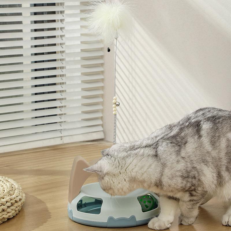 Pet Toy Cat Self-Happiness Interactive Toy Feather Cat Stick Funny Cat Toy Set Cat Toy